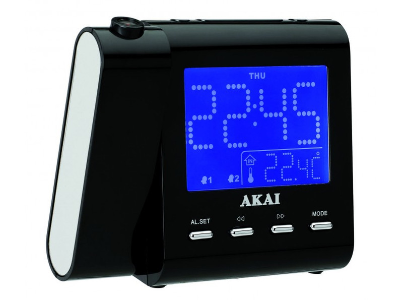 Akai ARP-090K Часы Цифровой Черный радиоприемник