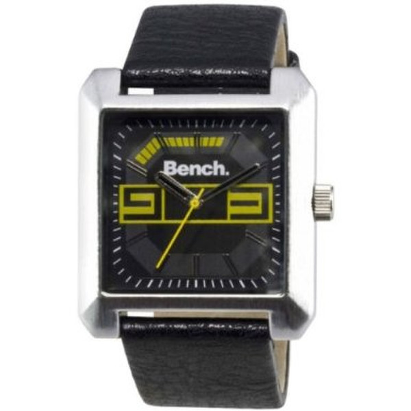 Bench BC0353BKBK Armbanduhr Männlich Quarz Hell-Metallic Uhr