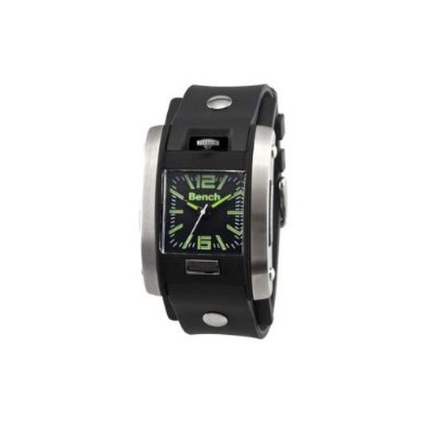 Bench BC0367SLBK Наручные часы Мужской Кварц Черный, Светлый металлик наручные часы