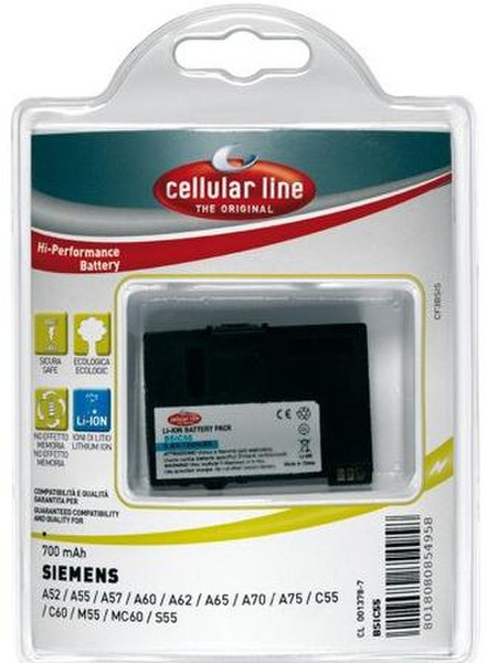 Cellularline BSIC55 Lithium-Ion 700mAh rechargeable battery
