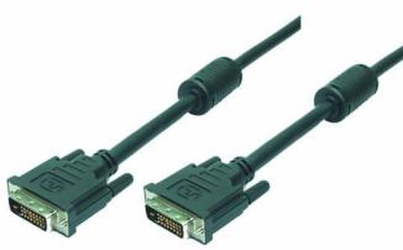 LogiLink 5m DVI-D 5м DVI-D DVI-D Черный DVI кабель