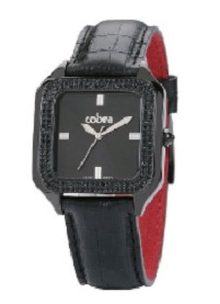 Cobra CO137SB2L2 Armbanduhr Weiblich Quarz Schwarz Uhr