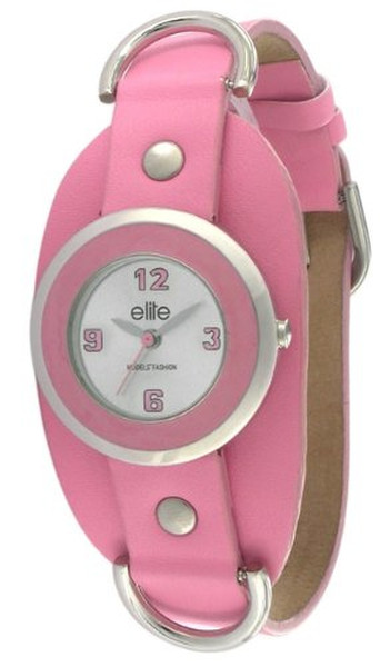 Elite watches E5100.2.212 Wristwatch Female Quartz Pink,Silver watch