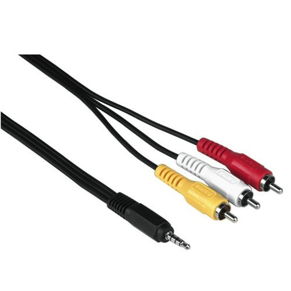 Hama 3.5mm/3x RCA, m/m 1.5m Multicolour camera cable