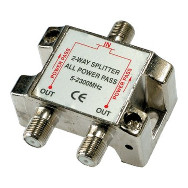 Hama F3044126 Cable splitter Silber Kabelspalter oder -kombinator