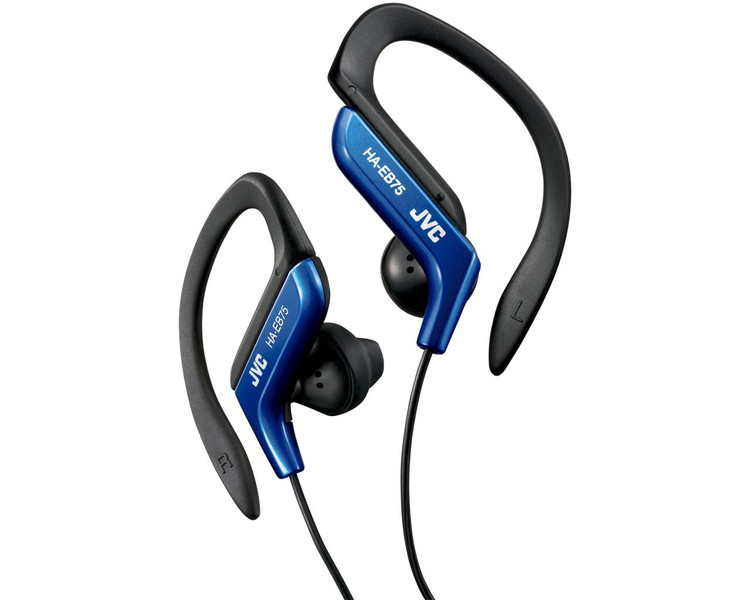 JVC HA-EB75 Binaural Ear-hook Black,Blue