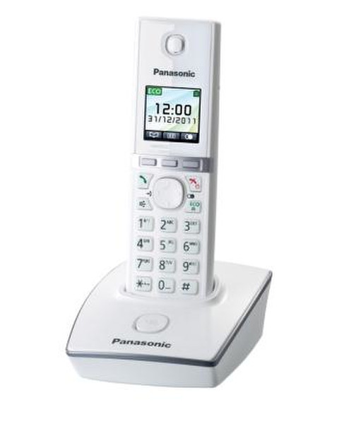 Panasonic KX-TG8051 DECT Anrufer-Identifikation Schwarz