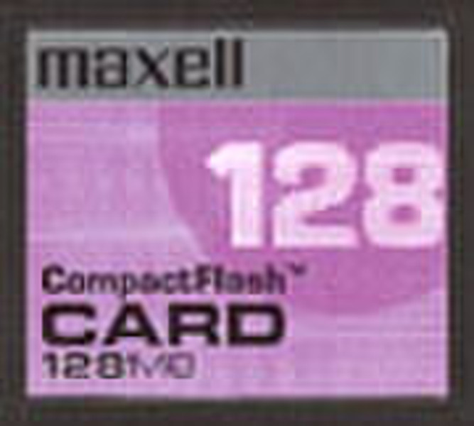 Maxell Memory 128MB CF-Card f Digital Cameras 0.125ГБ карта памяти