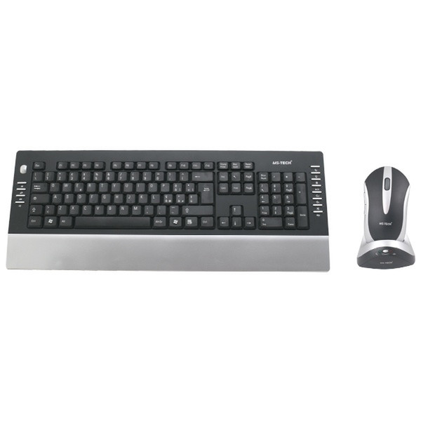 MS-Tech 2.4GHz Wireless Keyboard + Wireless Mouse RF Wireless keyboard