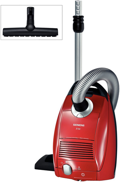 Siemens VSZ51402 Cylinder vacuum cleaner 4.5L 1400W Black,Red vacuum