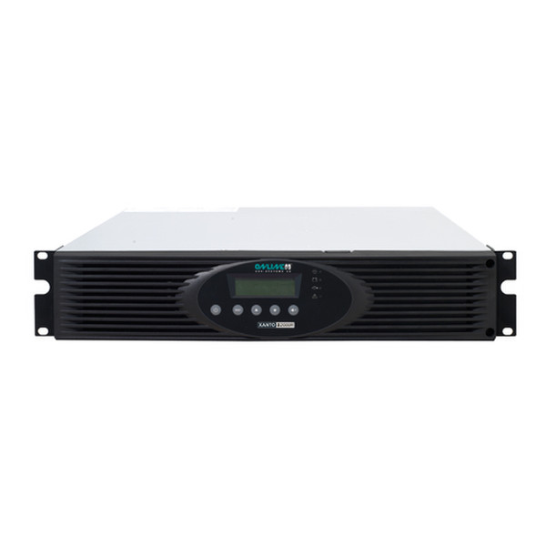 ONLINE USV-Systeme Xanto S 2000R 2000VA 9AC outlet(s) Rackmount Black uninterruptible power supply (UPS)
