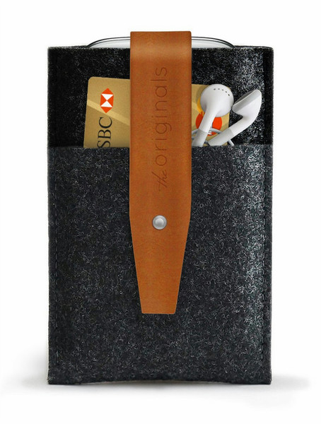 Mujjo MJ-0301 Pull case Черный, Коричневый чехол для мобильного телефона