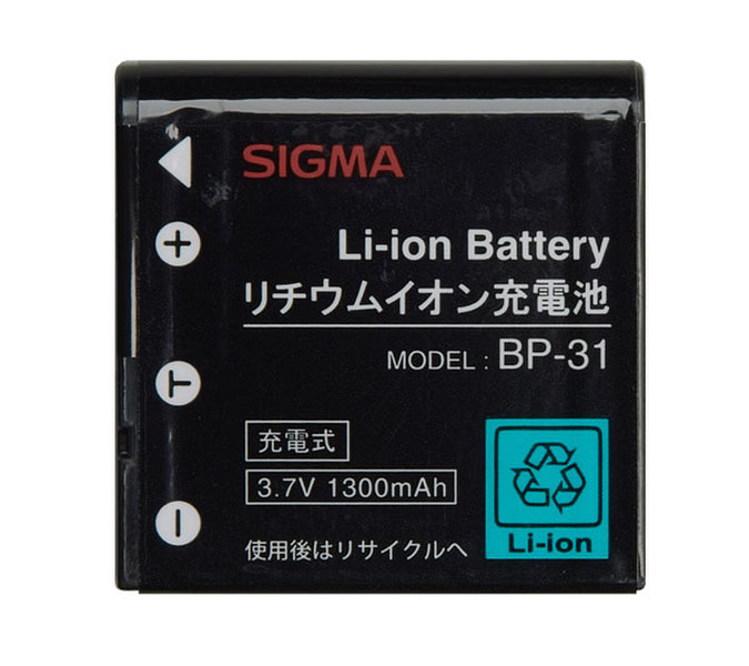Sigma Lithium-ion Battery BP-31 Lithium-Ion (Li-Ion) rechargeable battery