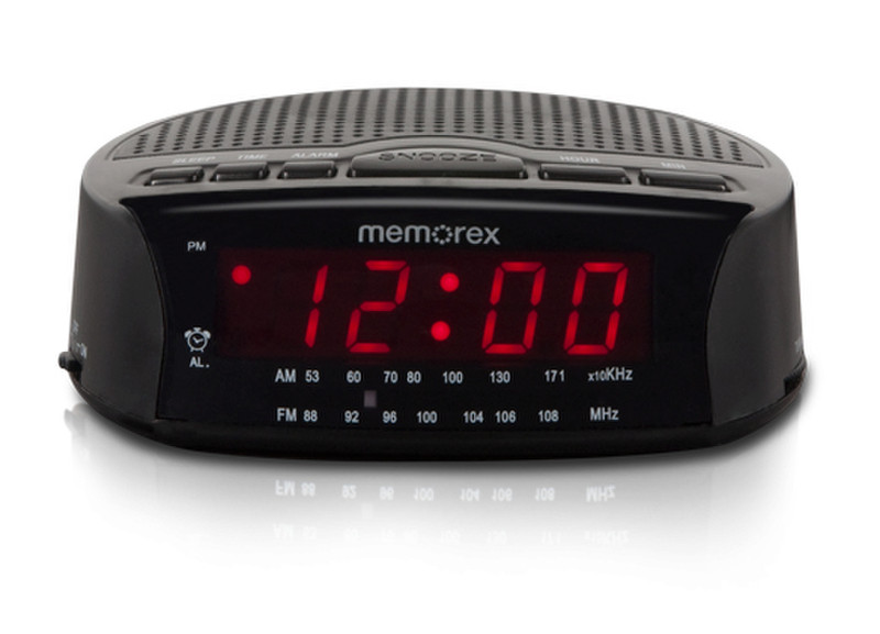 Memorex MC0509 Часы Черный радиоприемник