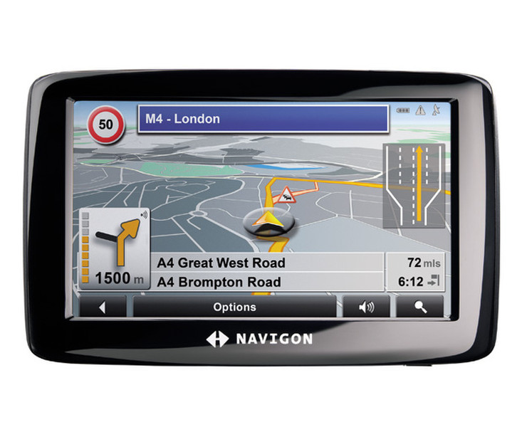 Navigon 2110 MAX Stand-alone-Nav. Europa TMC Touchscreen 178g Navigationssystem