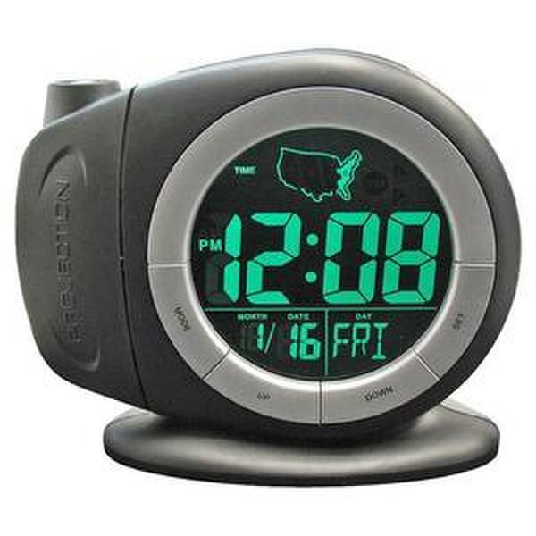 Geneva 3468E Black alarm clock