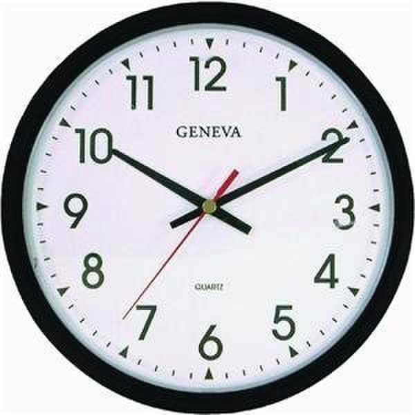 Geneva 3980GG Quartz wall clock Kreis Schwarz Wanduhr