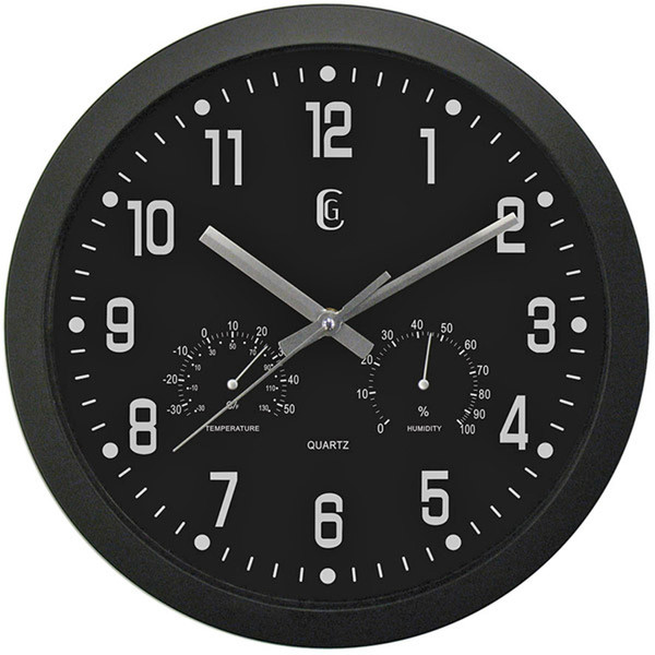 Geneva 4624G Kreis Schwarz Wanduhr