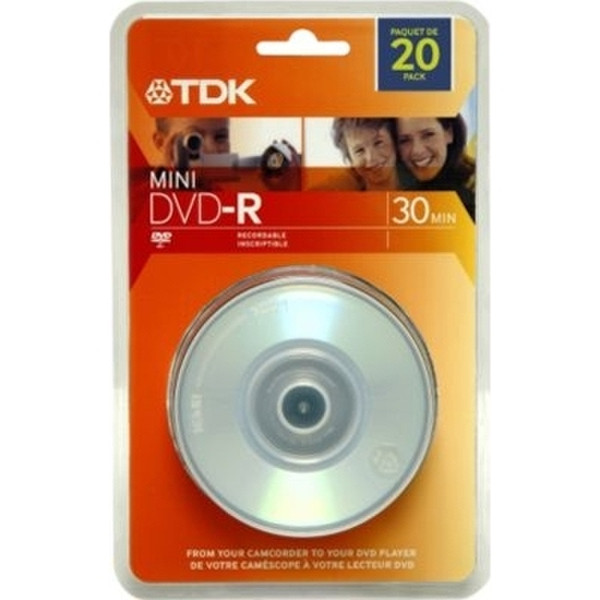 TDK 48776 1.4GB DVD-R 20pc(s) blank DVD