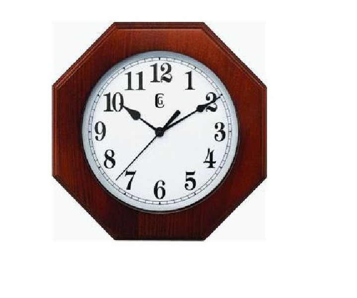 Geneva 9152G Quartz wall clock Circle Brown wall clock