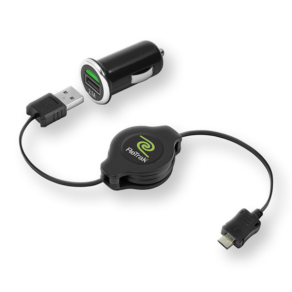 Emerge Retractable 2.1 Amp Tablet Car Charger