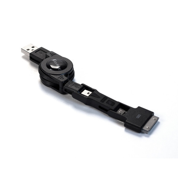 Iomagic 3-in-1 Retractable USB Cable