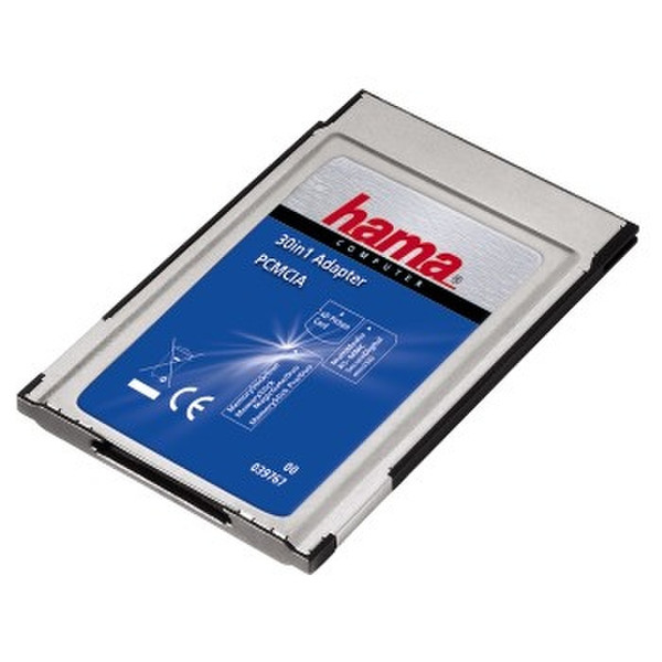 Hama PC-Card Adapter, 16 bit, 30in1 устройство для чтения карт флэш-памяти