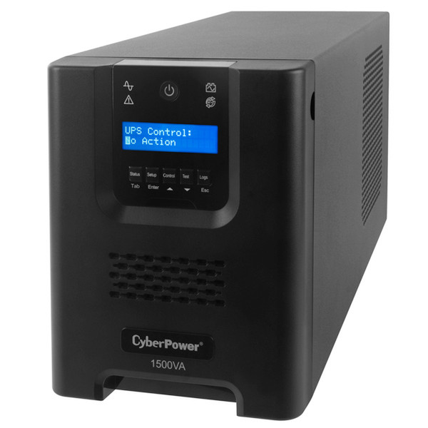 CyberPower PR1500LCDTAA 1500VA 8AC outlet(s) Tower Black uninterruptible power supply (UPS)