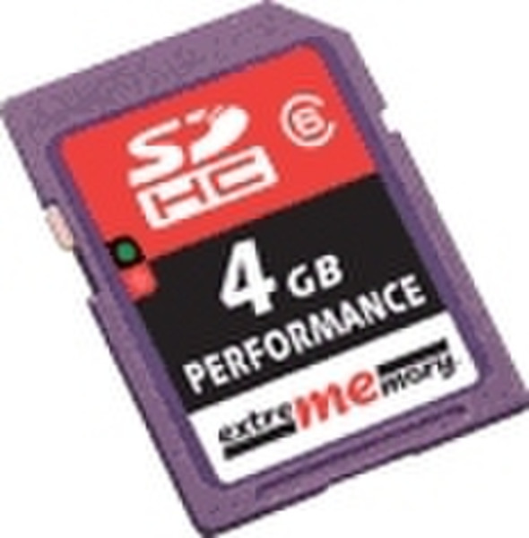 Extrememory 16GB SDHC Card Performance 16GB SDHC memory card