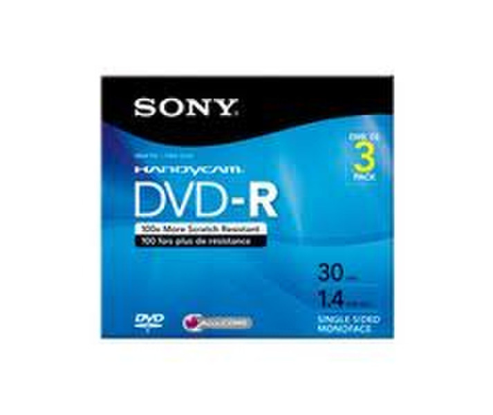 Sony DVD-R Recordable Storage - 3 Discs 2.8GB DVD-R 3Stück(e)