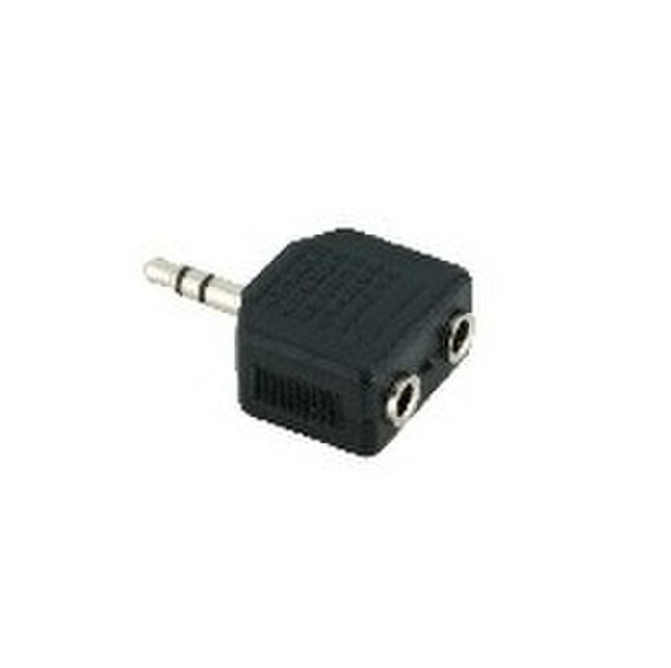 V7 Audio Adapter 3,5mm Klinke / 2x 3,5mm Buchse