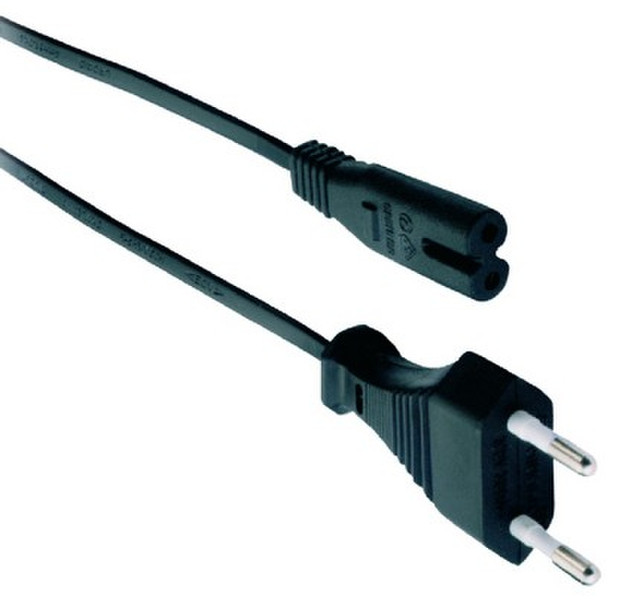 V7 V7PCPE8C7EUB-1.8M 1.8м Черный кабель питания