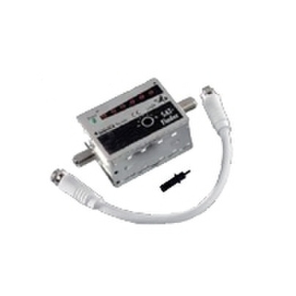 V7 SAT FINDER WITH COAX CABLE VISUAL+AUDIO INDICATOR