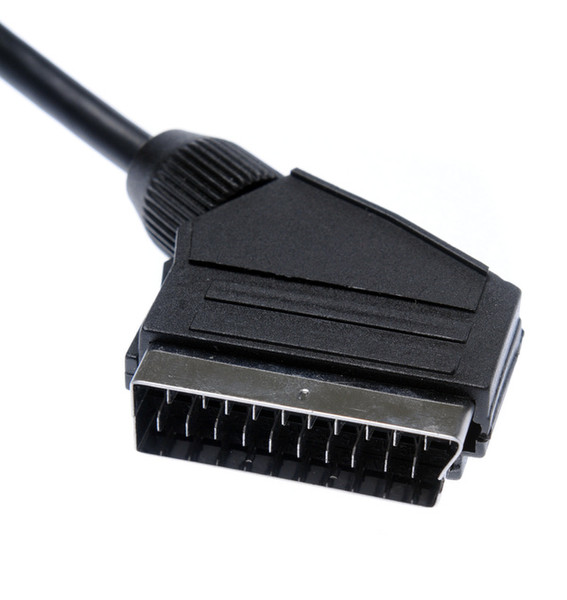 V7 SCART, 3m 3м SCART (21-pin) SCART (21-pin) Черный SCART кабель