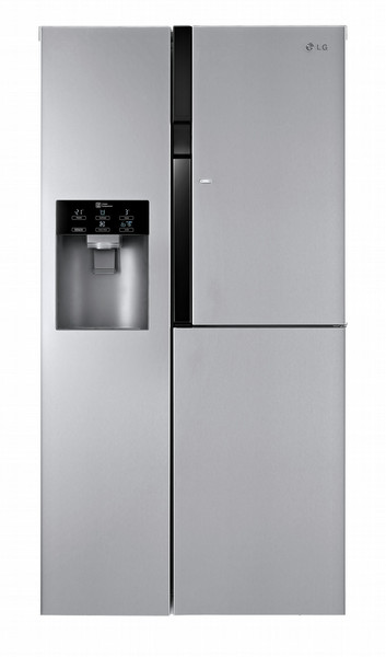 LG GS 9366 NECZ freestanding 614L A++ Stainless steel side-by-side refrigerator