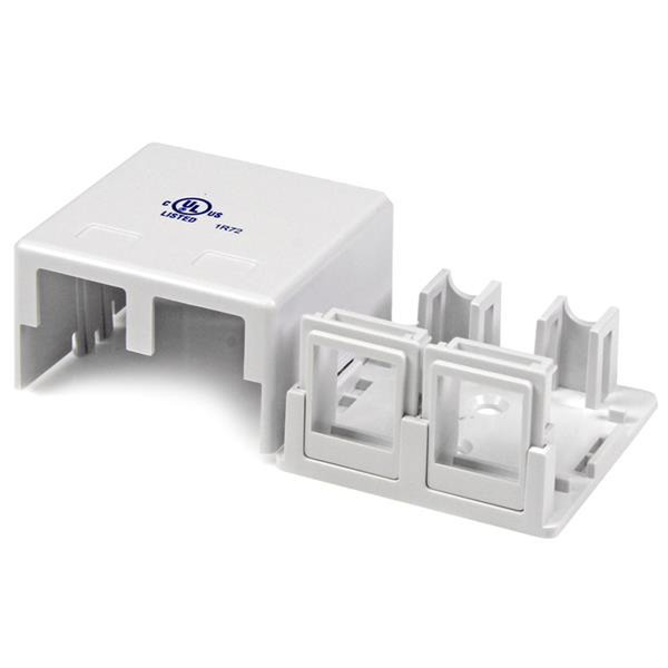 StarTech.com Dual Outlet Universal Wall Box