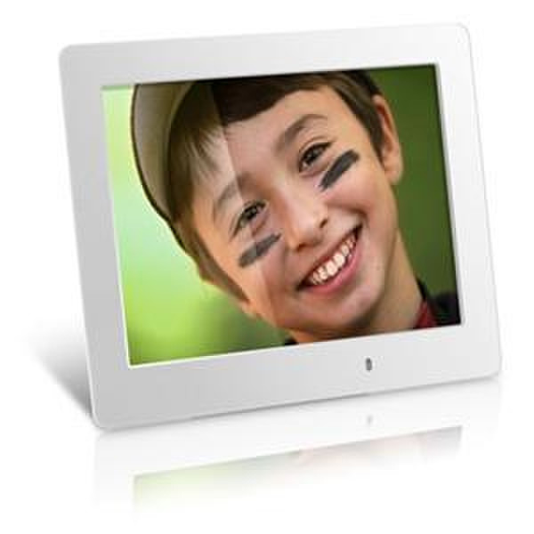 Aluratek ASDPF08LED 8" White digital photo frame