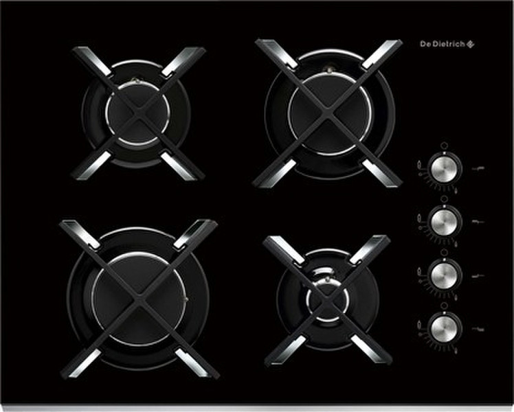 De Dietrich DTG1102X built-in Gas Black hob