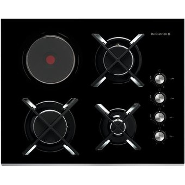 De Dietrich DTG1112X built-in Combi Black hob