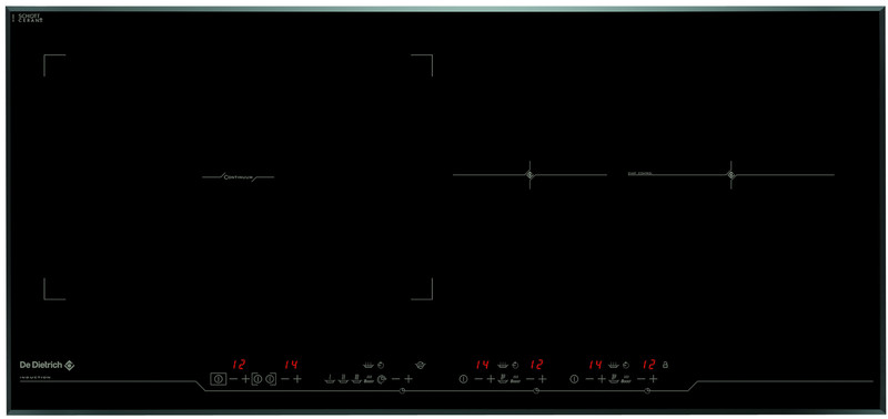 De Dietrich DTI1089V Eingebaut Elektrische Induktion Schwarz Kochfeld