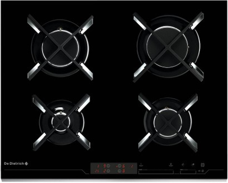 De Dietrich DTG1127X built-in Gas Black hob