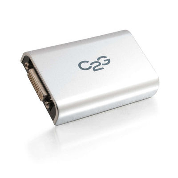 C2G USB - DVI USB Mini-b DVI-I Серый кабельный разъем/переходник