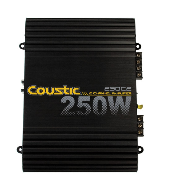 Coustic 250C2 2-Channel Amplifier 2.0 Автомобиль Проводная Черный усилитель звуковой частоты