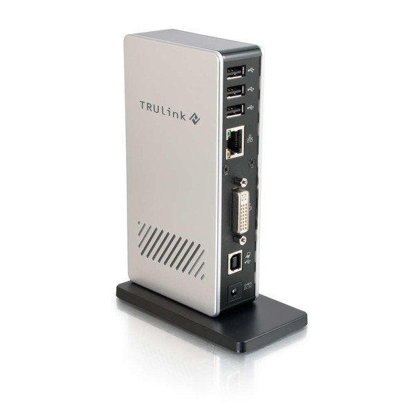 C2G TruLink USB Universal Docking Station USB 2.0 Grau Notebook-Dockingstation & Portreplikator
