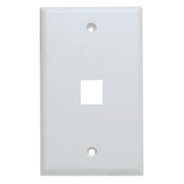Weltron 44-791 White outlet box