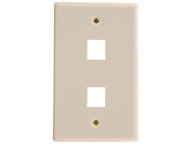 Weltron 44-792 Ivory outlet box