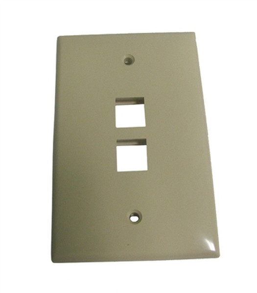 Weltron 44-792IV-MID Grey switch plate/outlet cover