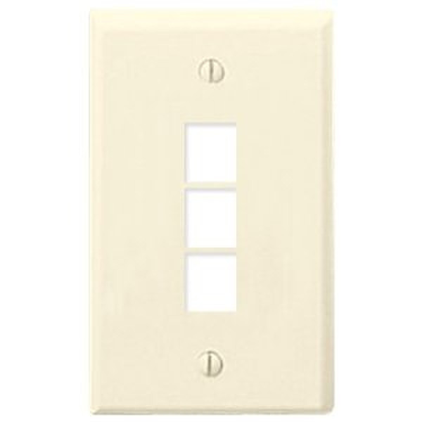 Weltron 44-793 Ivory outlet box