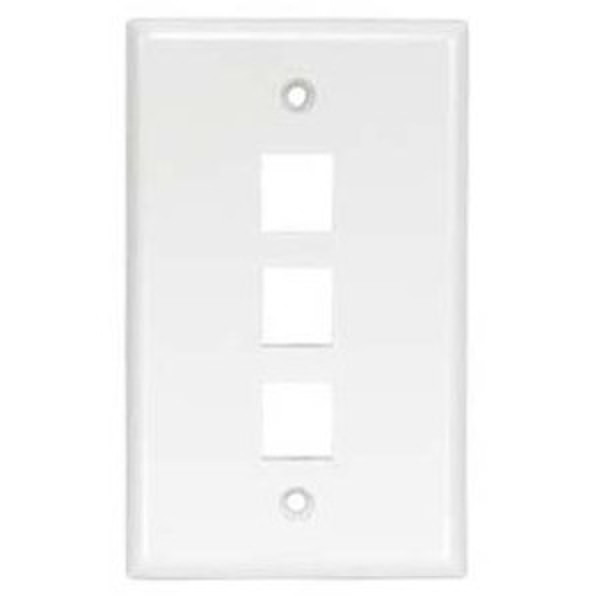 Weltron 44-793 White outlet box