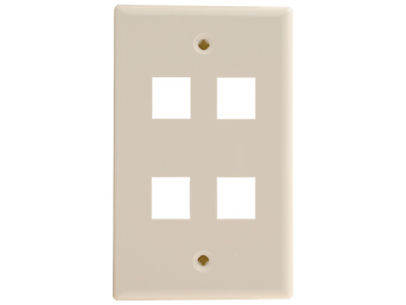 Weltron 44-794 Ivory outlet box